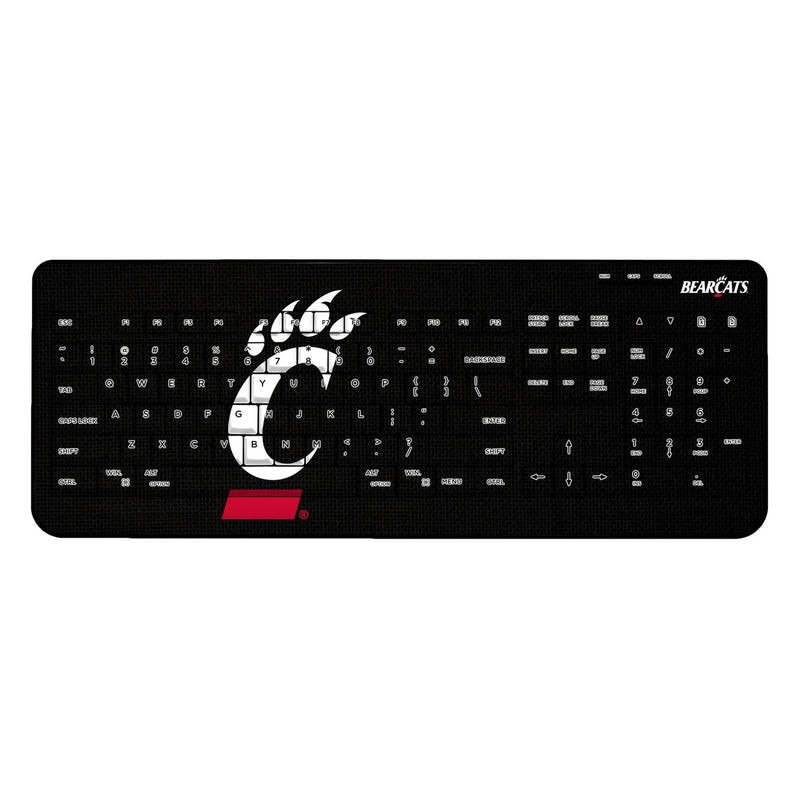 University of Cincinnati Bearcats Solid Wireless USB Keyboard