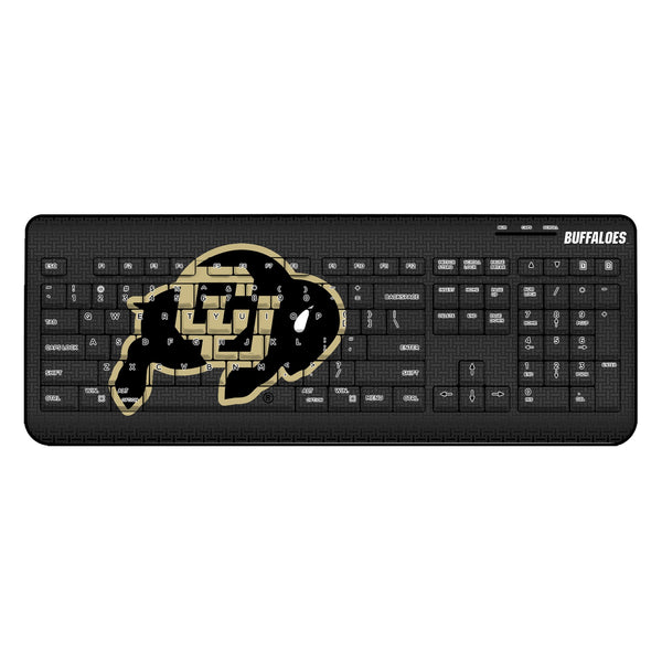 University of Colorado Buffaloes Linen Wireless USB Keyboard