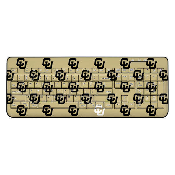 University of Colorado Buffaloes Fashion Pattern Wireless USB Keyboard