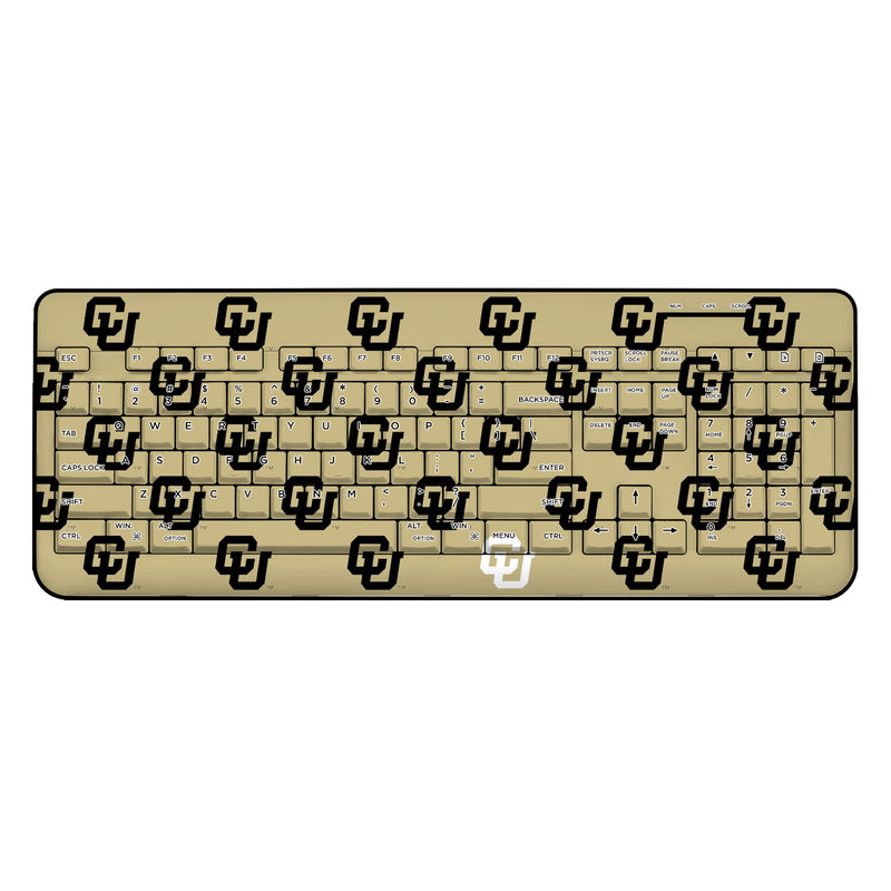 University of Colorado Buffaloes Fashion Pattern Wireless USB Keyboard