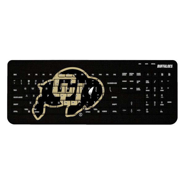 University of Colorado Buffaloes Solid Wireless USB Keyboard