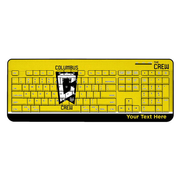 Columbus Crew Personalized Endzone Solid Wireless USB Keyboard