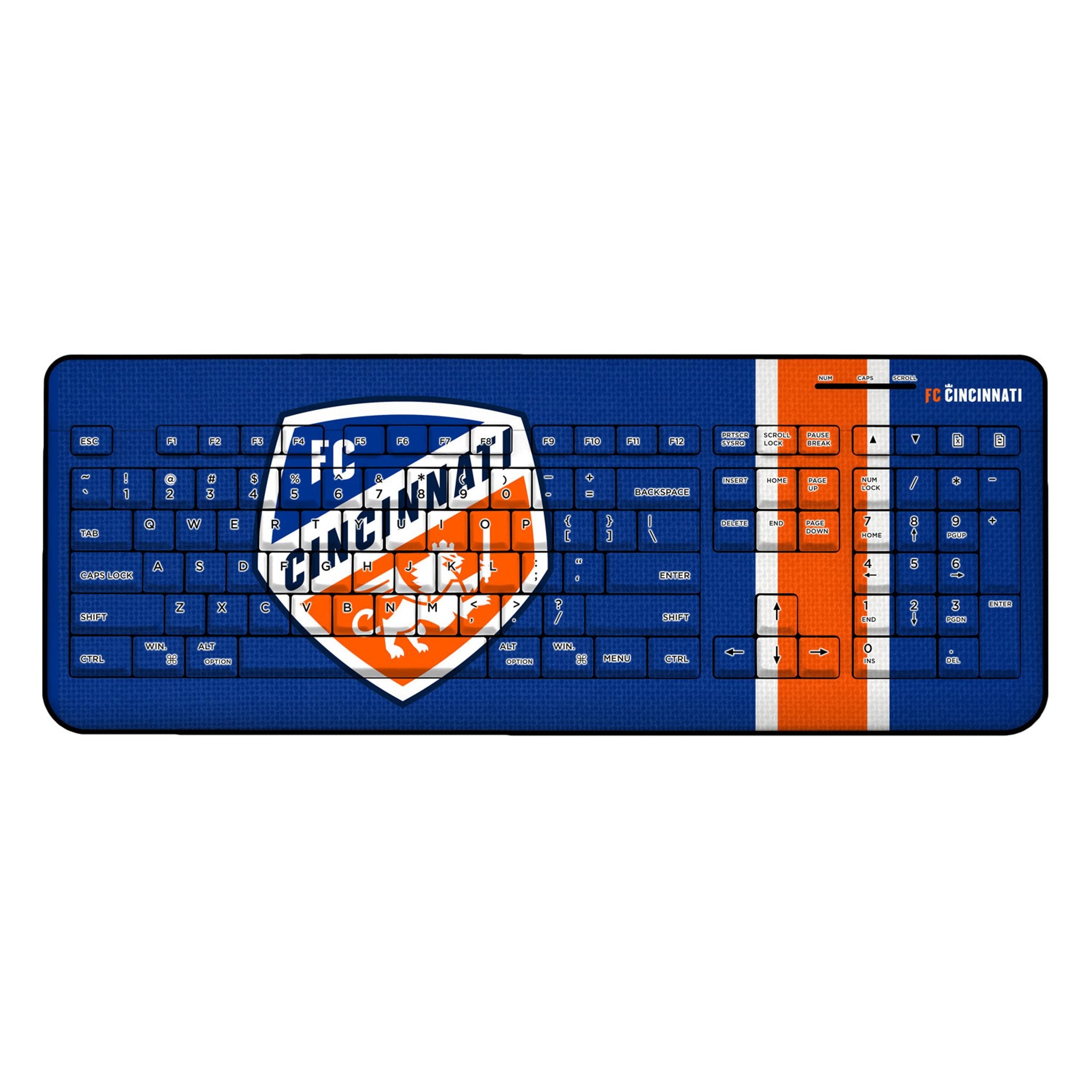 FC Cincinnati  Stripe Wireless USB Keyboard