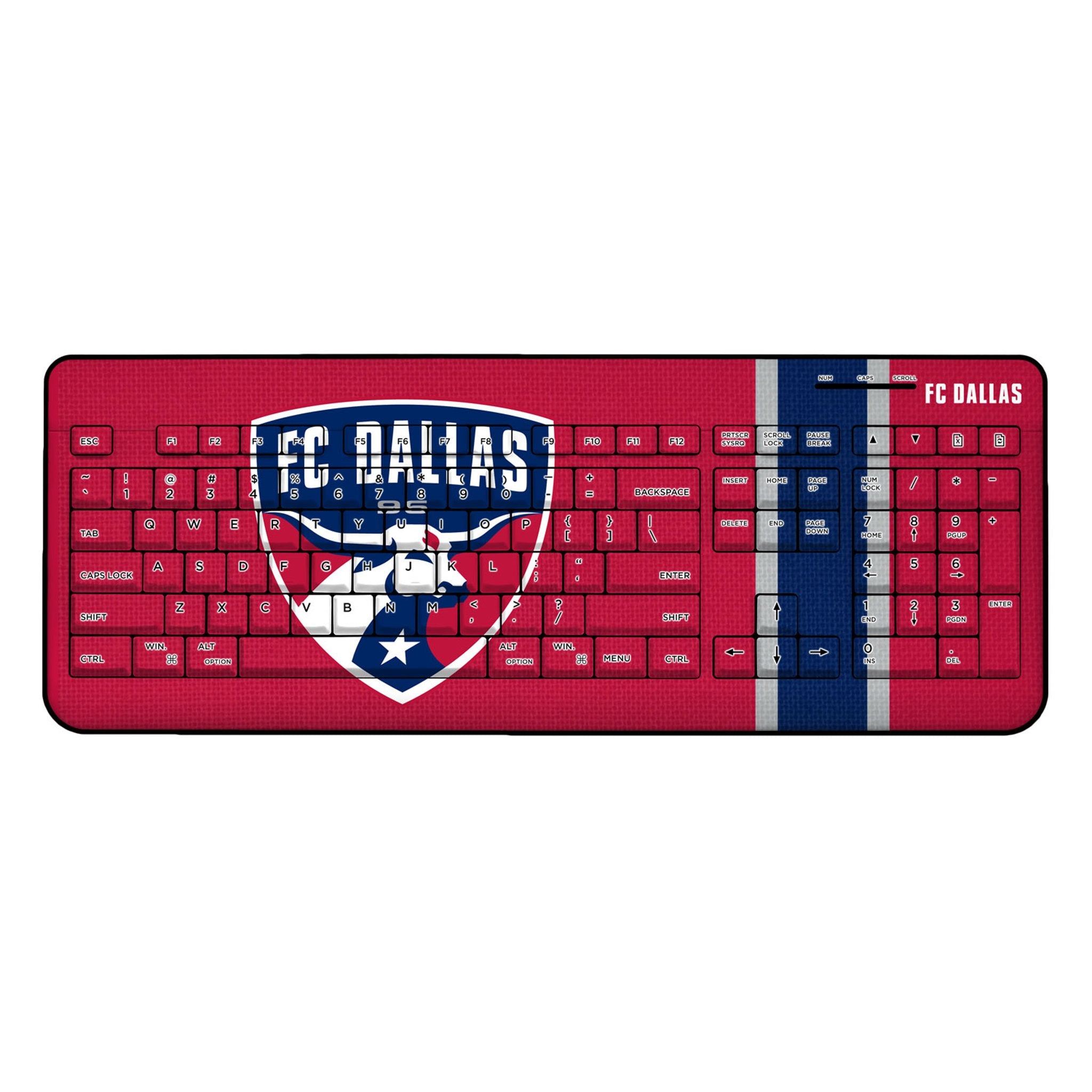 FC Dallas  Stripe Wireless USB Keyboard