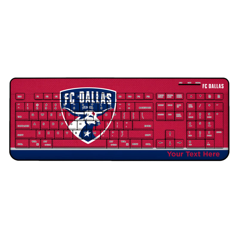 FC Dallas Personalized Endzone Solid Wireless USB Keyboard