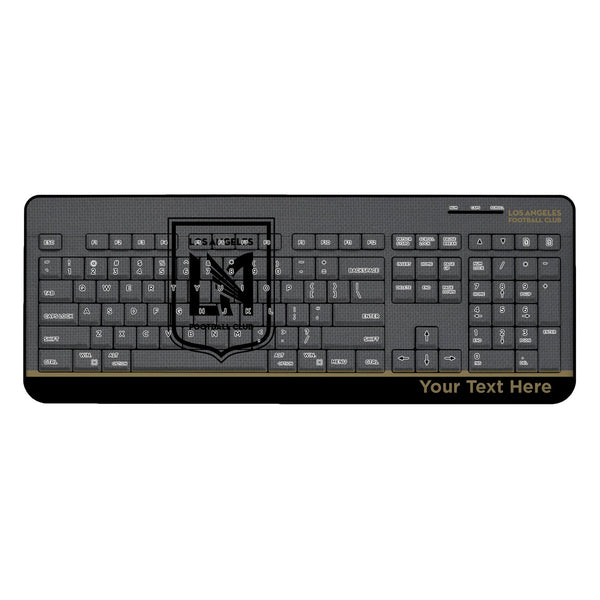 Los Angeles Football Club Personalized Endzone Solid Wireless USB Keyboard
