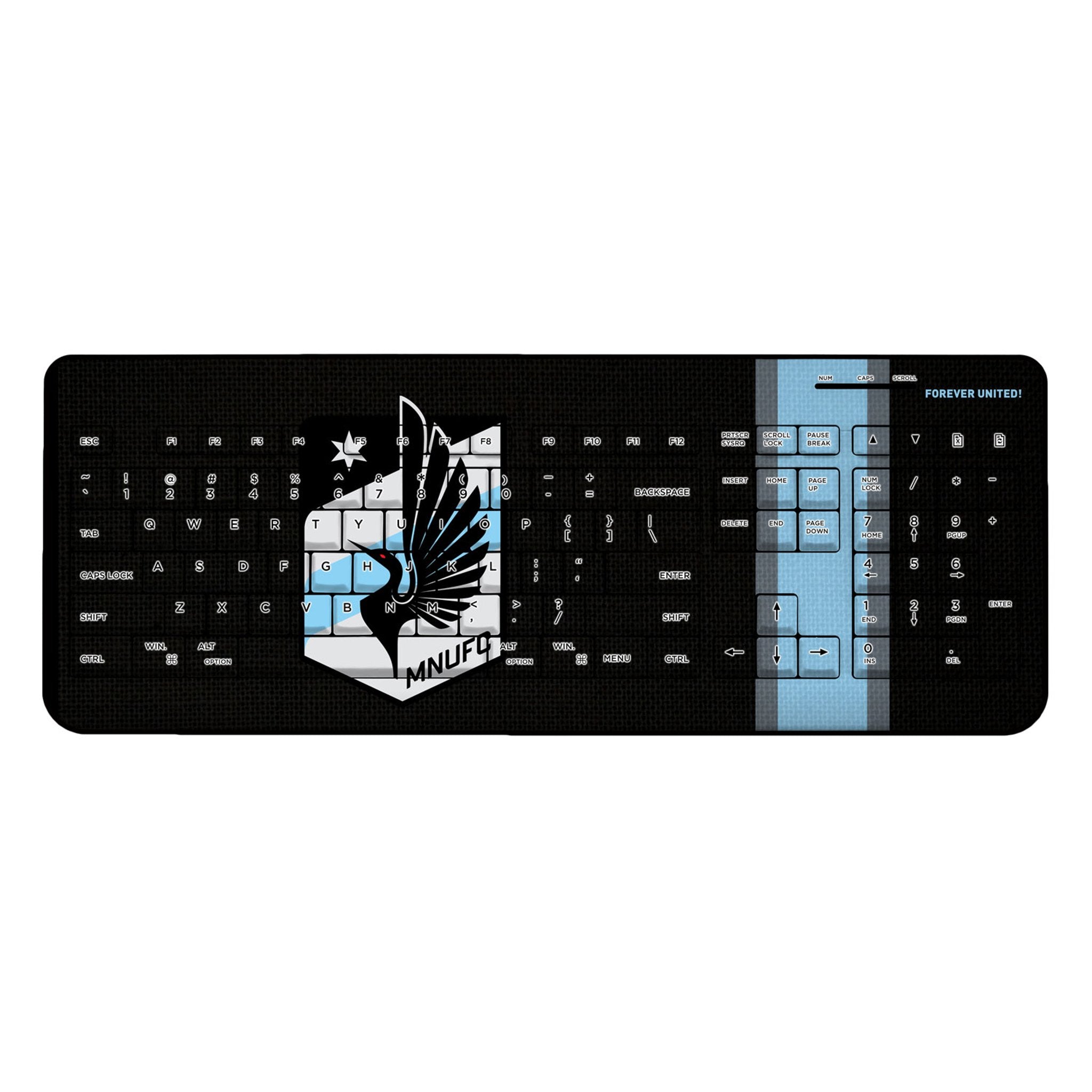 Minnesota United FC   Stripe Wireless USB Keyboard