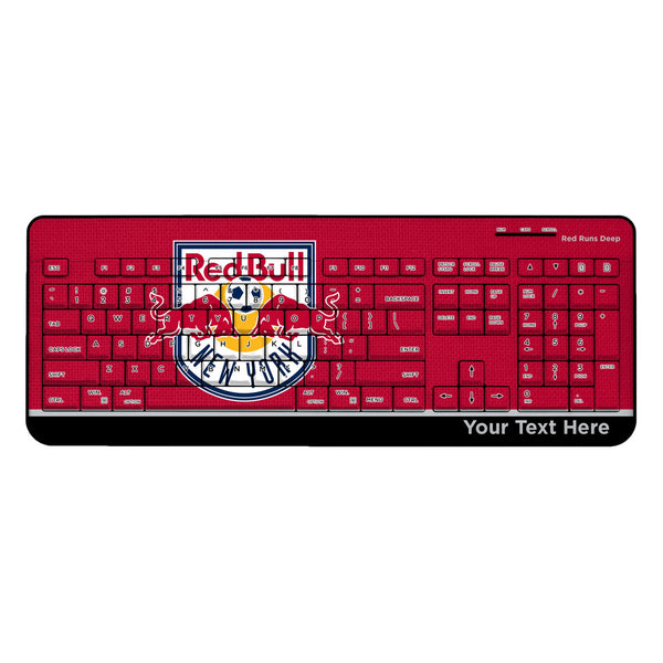 New York Red Bulls Personalized Endzone Solid Wireless USB Keyboard