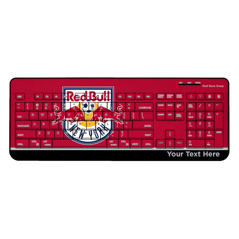 New York Red Bulls Personalized Endzone Solid Wireless USB Keyboard