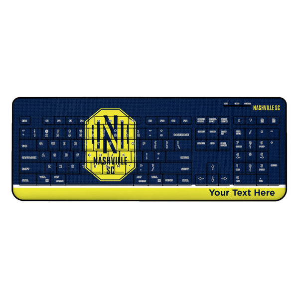 Nashville SC Personalized Endzone Solid Wireless USB Keyboard