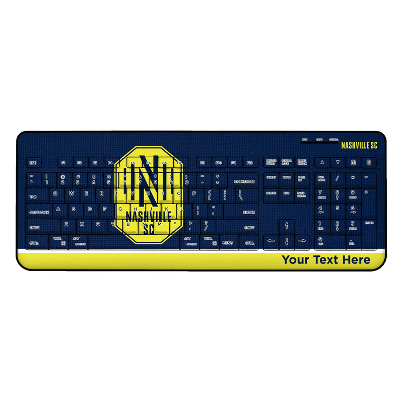 Nashville SC Personalized Endzone Solid Wireless USB Keyboard