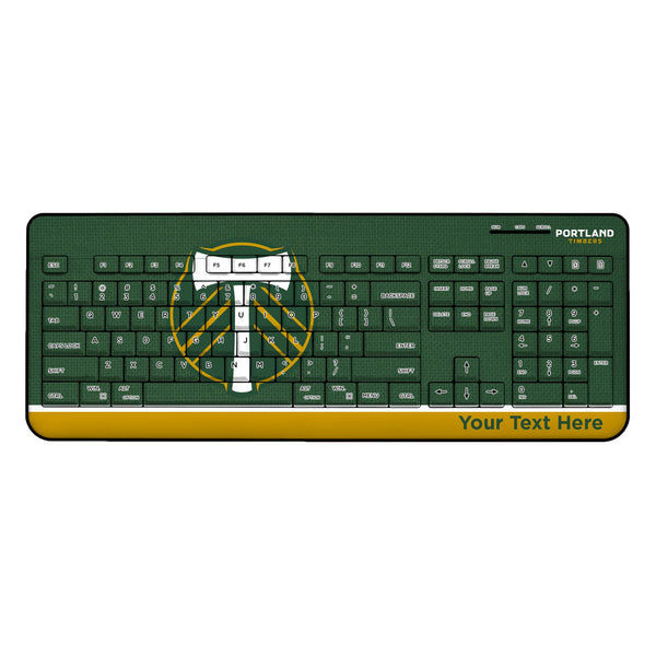 Portland Timbers Personalized Endzone Solid Wireless USB Keyboard