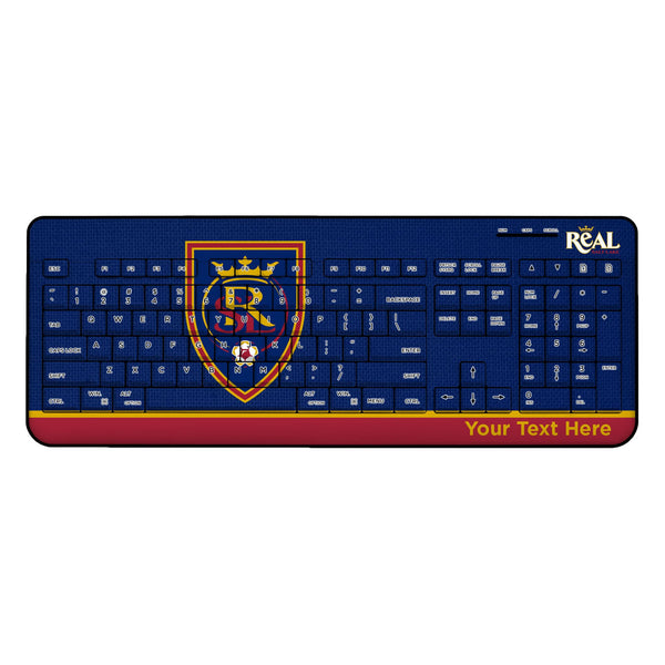Real Salt Lake Personalized Endzone Solid Wireless USB Keyboard