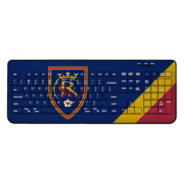 Real Salt Lake   Diagonal Stripe Wireless USB Keyboard