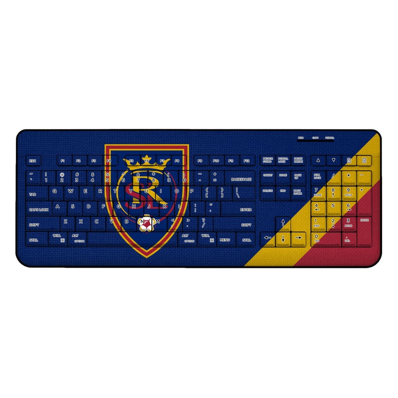 Real Salt Lake   Diagonal Stripe Wireless USB Keyboard