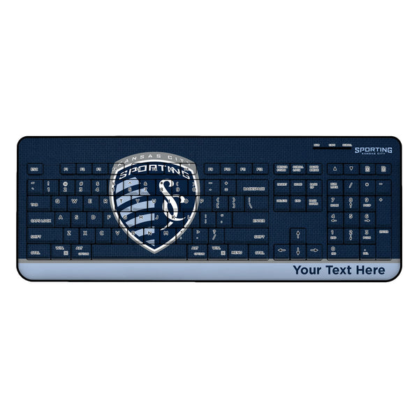 Sporting Kansas City Personalized Endzone Solid Wireless USB Keyboard
