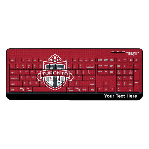 Toronto FC Personalized Endzone Solid Wireless USB Keyboard