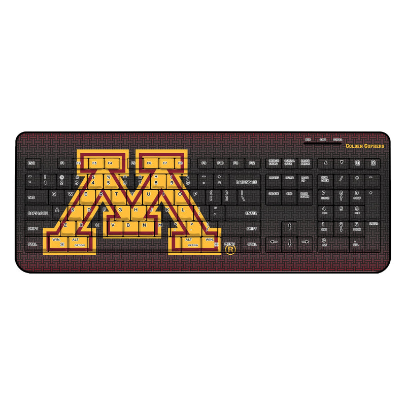 University of Minnesota Golden Gophers Linen Wireless USB Keyboard