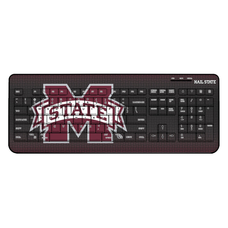 Mississippi State Bulldogs Linen Wireless USB Keyboard