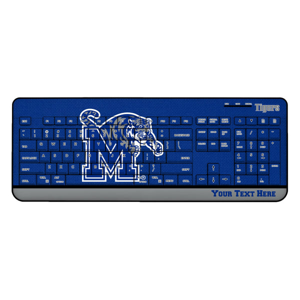 University of Memphis Tigers Personalized Endzone Solid Wireless USB Keyboard