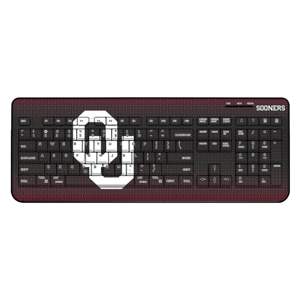 University of Oklahoma Sooners Linen Wireless USB Keyboard