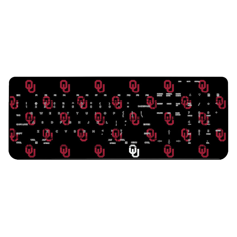 University of Oklahoma Sooners Fashion Pattern Wireless USB Keyboard