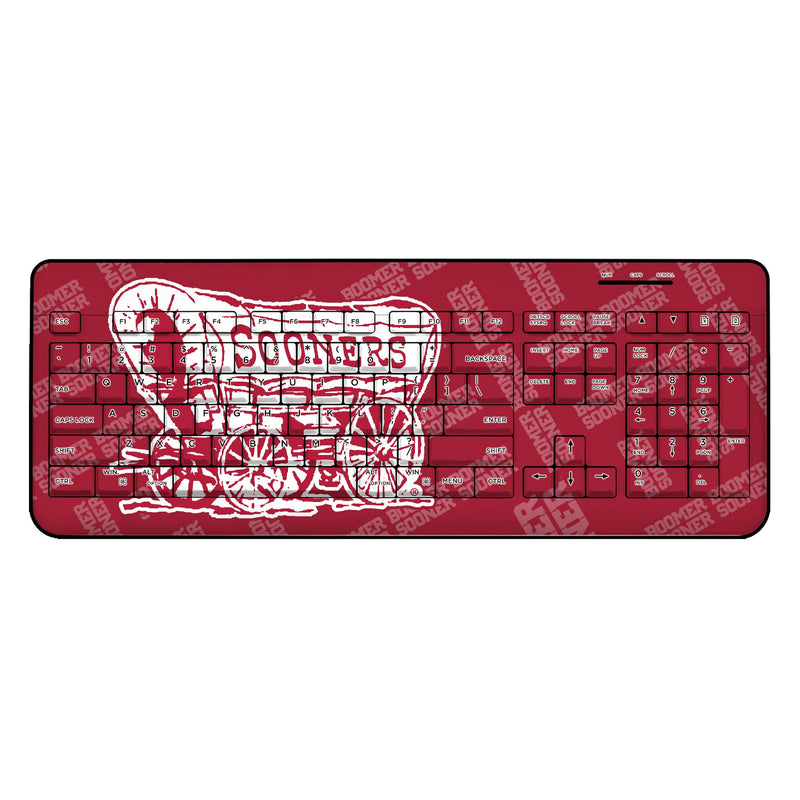 University of Oklahoma Sooners Quadtile Wireless USB Keyboard