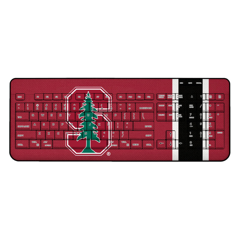Stanford University Cardinal Stripe Wireless USB Keyboard