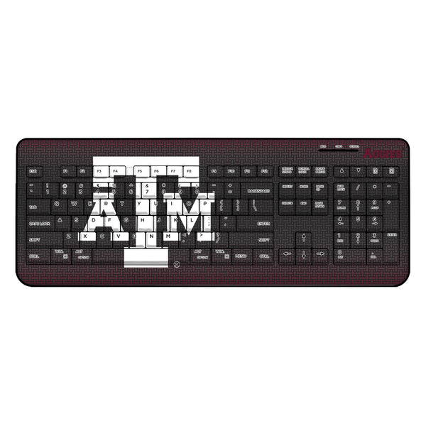 Texas A&M University Aggies Linen Wireless USB Keyboard