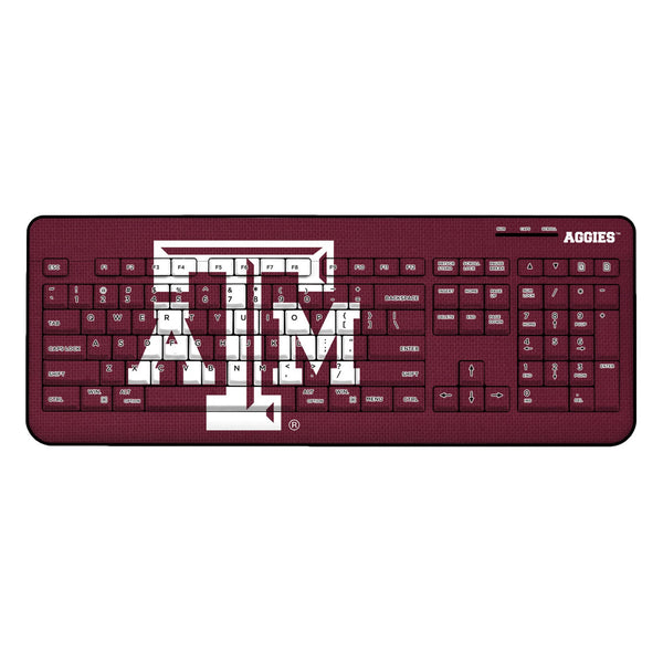 Texas A&M University Aggies Solid Wireless USB Keyboard