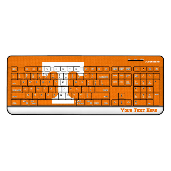 University of Tennessee Volunteers Personalized Endzone Solid Wireless USB Keyboard