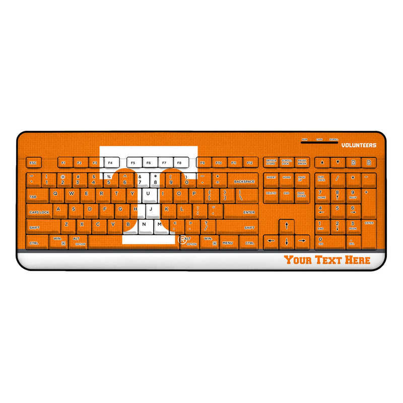 University of Tennessee Volunteers Personalized Endzone Solid Wireless USB Keyboard