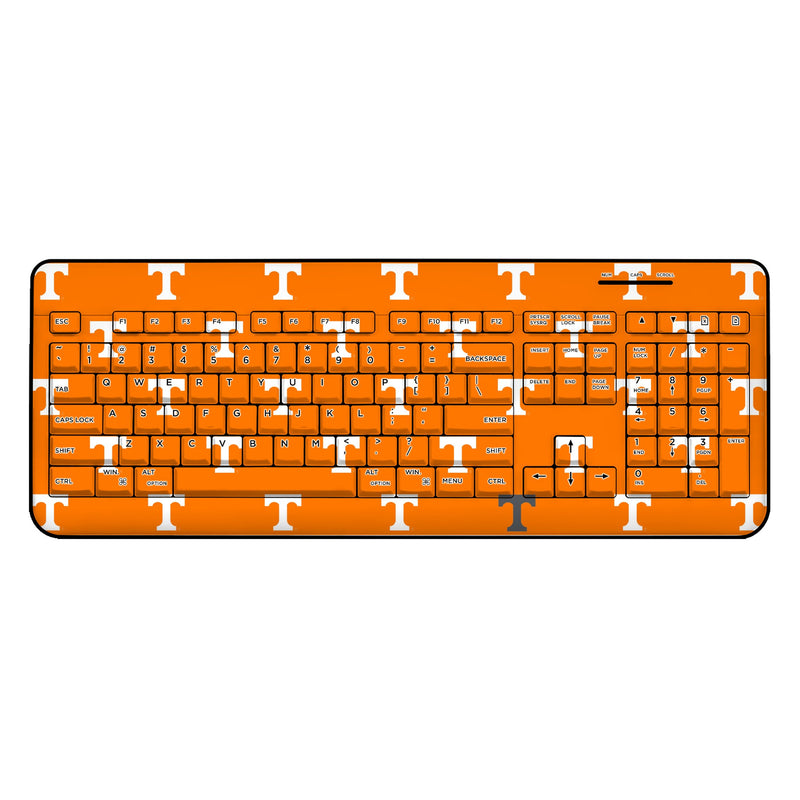 University of Tennessee Volunteers Fashion Pattern Wireless USB Keyboard