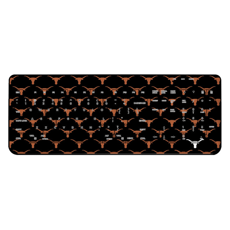 University of Texas Longhorns Fashion Pattern Wireless USB Keyboard