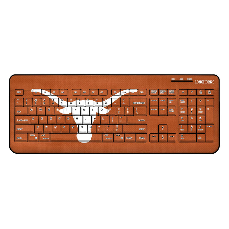 University of Texas Longhorns Solid Wireless USB Keyboard