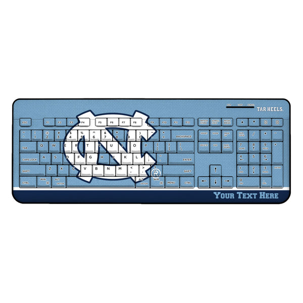 University of North Carolina Tar Heels Personalized Endzone Solid Wireless USB Keyboard