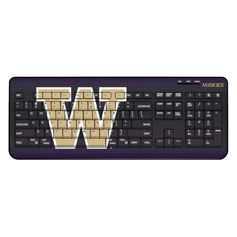 University of Washington Huskies Linen Wireless USB Keyboard