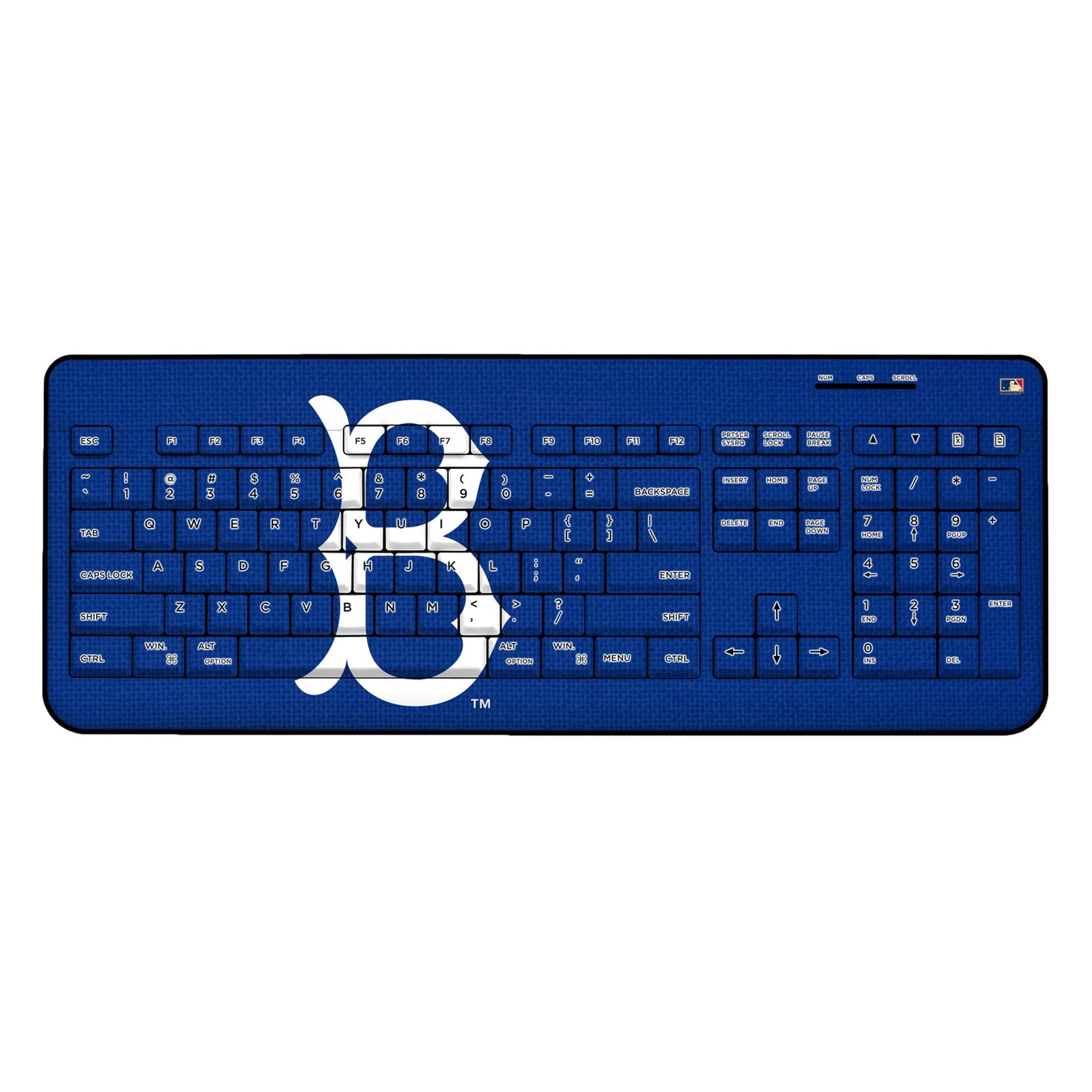 Brooklyn Dodgers 1949-1957 - Cooperstown Collection Solid Wireless USB Keyboard