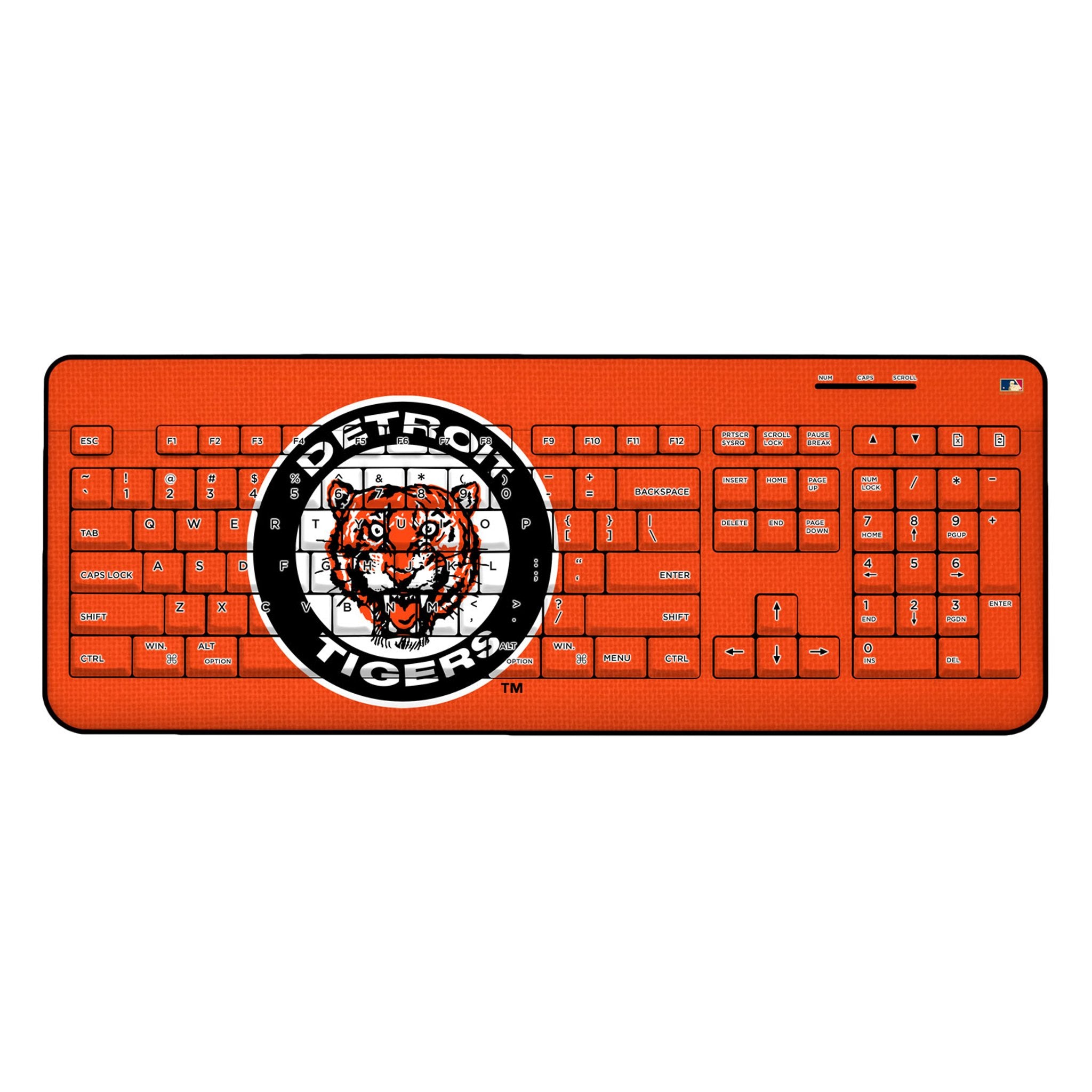 Detroit Tigers 1961-1963 - Cooperstown Collection Solid Wireless USB Keyboard