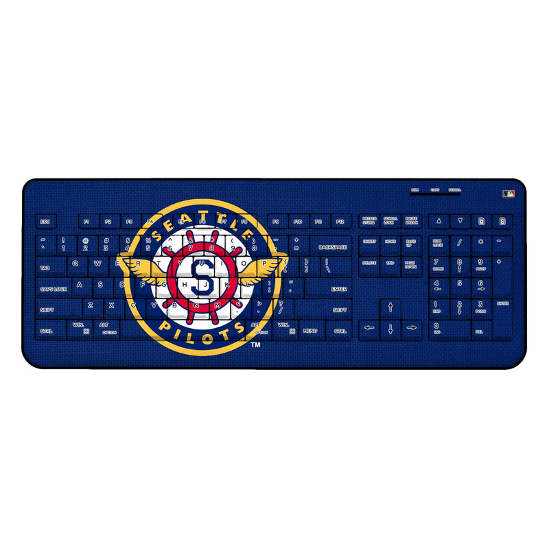 Seattle Pilots 1969 - Cooperstown Collection Solid Wireless USB Keyboard