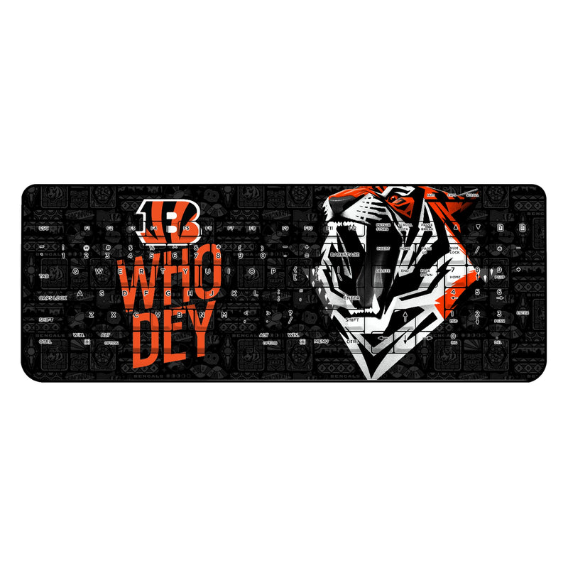 Cincinnati Bengals 2024 Illustrated Limited Edition Wireless USB Keyboard