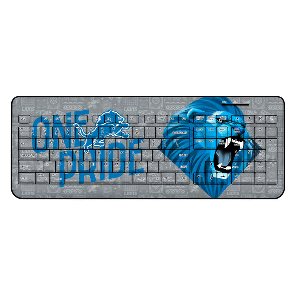 Detroit Lions 2024 Illustrated Limited Edition Wireless USB Keyboard