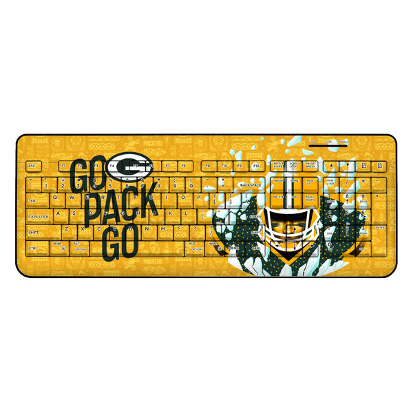 Green Bay Packers 2024 Illustrated Limited Edition Wireless USB Keyboard