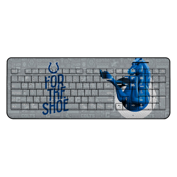Indianapolis Colts 2024 Illustrated Limited Edition Wireless USB Keyboard