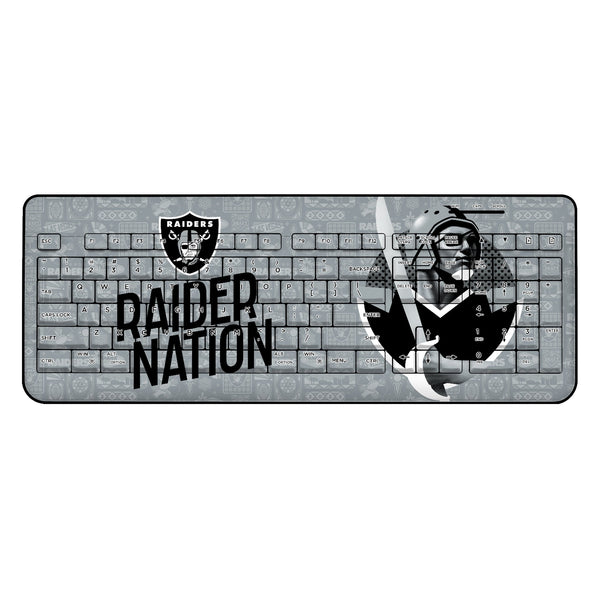 Las Vegas Raiders 2024 Illustrated Limited Edition Wireless USB Keyboard