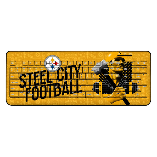 Pittsburgh Steelers 2024 Illustrated Limited Edition Wireless USB Keyboard