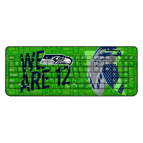 Seattle Seahawks 2024 Illustrated Limited Edition Wireless USB Keyboard