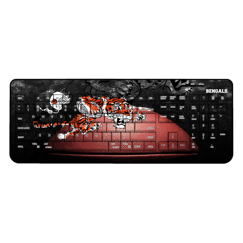 Cincinnati Bengals Historic Collection Legendary Wireless USB Keyboard