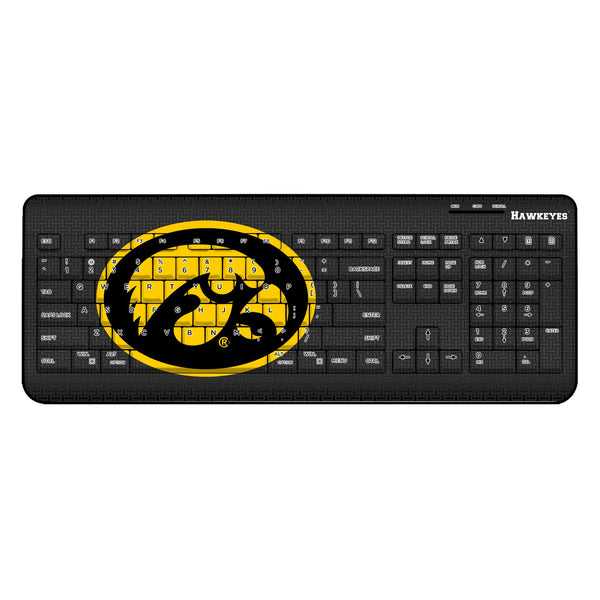 University of Iowa Hawkeyes Linen Wireless USB Keyboard