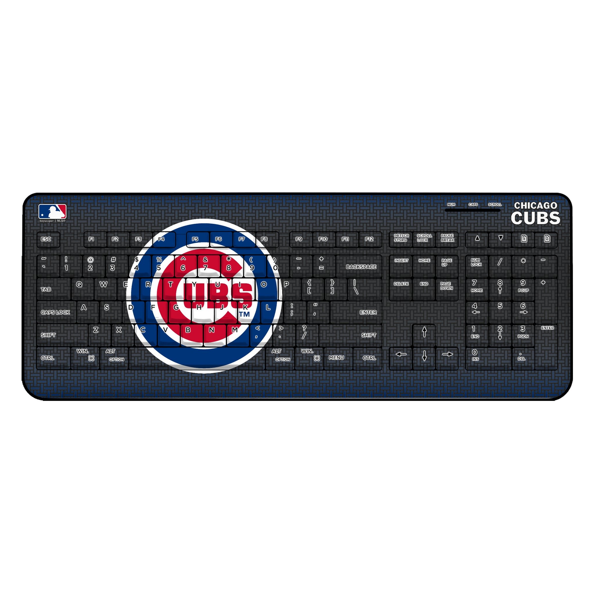 Chicago Cubs Linen Wireless USB Keyboard
